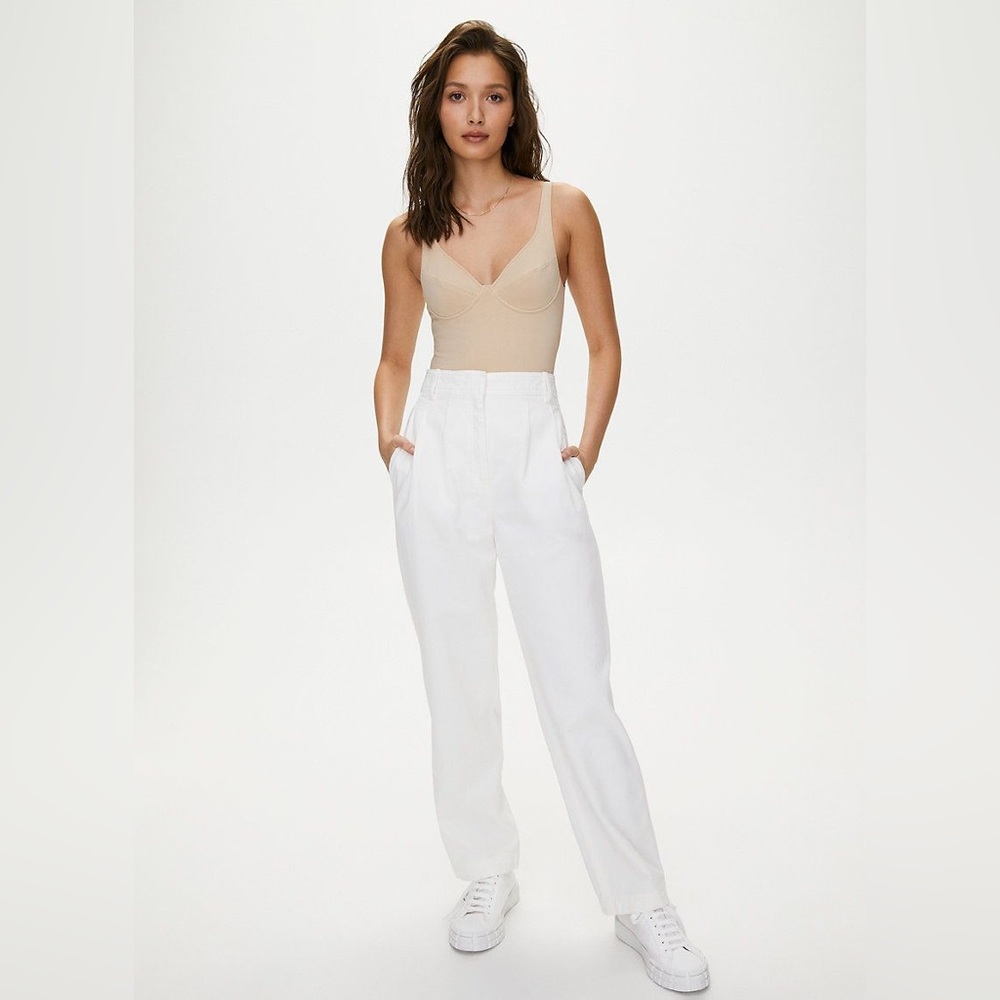 Aritzia Antares Pants, White, Size 00